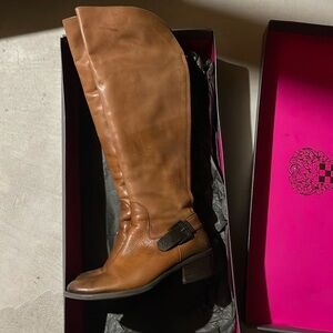 Vince Camuto leather high knee boots